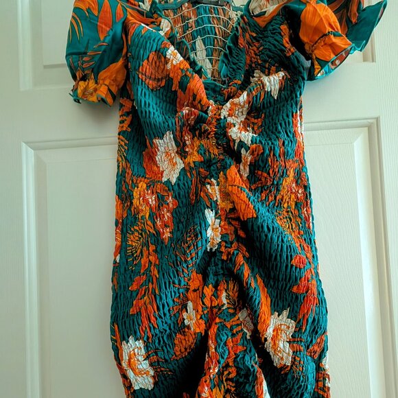 PRETTYGARDEN Women's Floral Off Shoulder Bodycon Dress - Picture 7 of 7